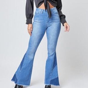 YMI extreme flare Gigi fit high rise jeans. Size 7/28